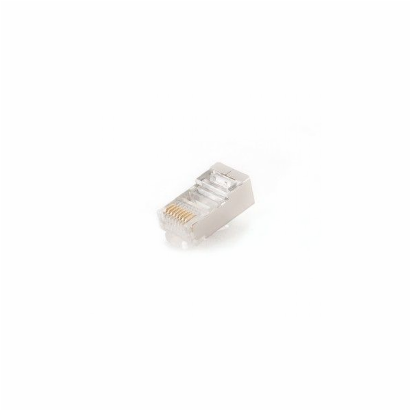 GEMBIRD PLUG5SP/50 Shielded modular plug 30u gold plated ...