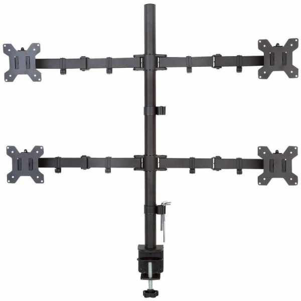 TECHLY 027521 Quadruple desk LED/LCD monitor arm 13-27 VE...