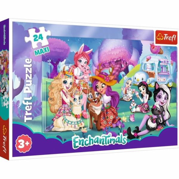 Puzzle 24 MAXI dílků Veselý svět Enchantimals