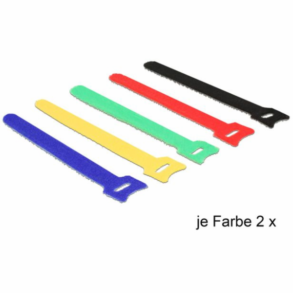 Delock Colored - Háček se smyčkou - 15 cm - černá, modrá,...