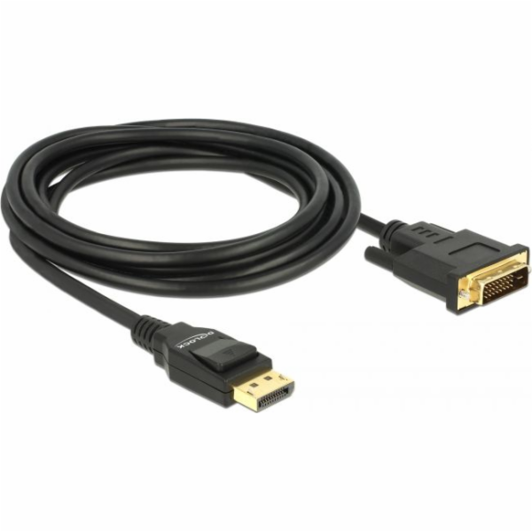 Delock DisplayPort - DVI-D kabel 3m černý (85314)