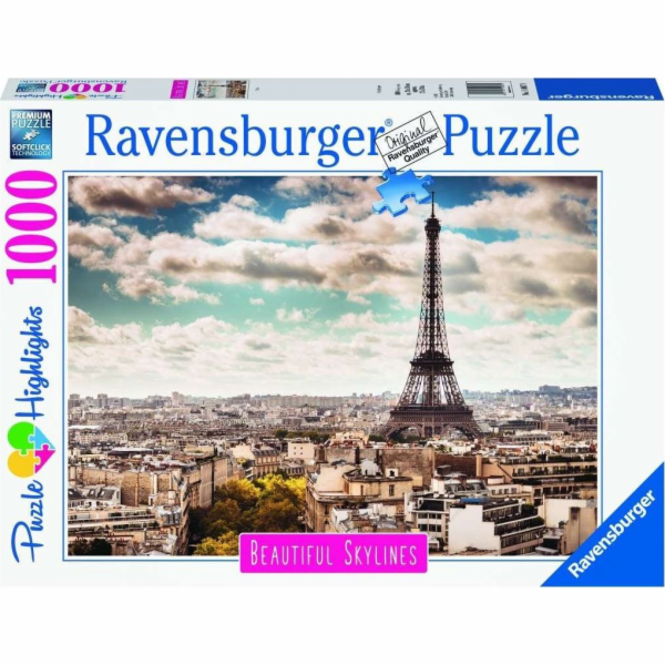 Puzzle 1000 dílků Paříž