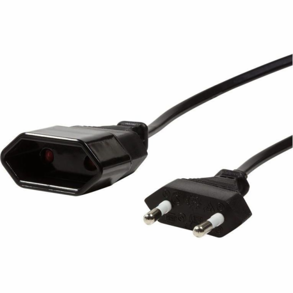 LogiLink  Netzkabel Euro CEE 7/16 Stecker zu Dose, 1m Sch...
