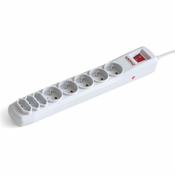 ARMAC SURGE PROTECTOR R8 5M 5X FRENCH OUTLETS 3X GERMAN S...