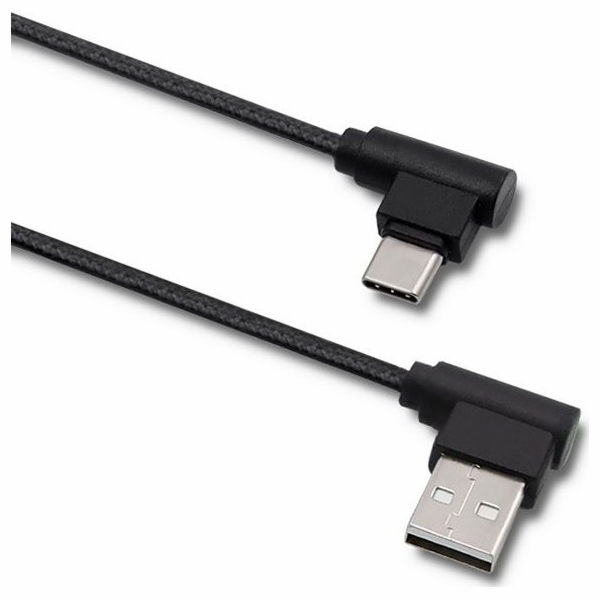 Qoltec USB-A - USB-C USB kabel 1 m černý (5901878504957)