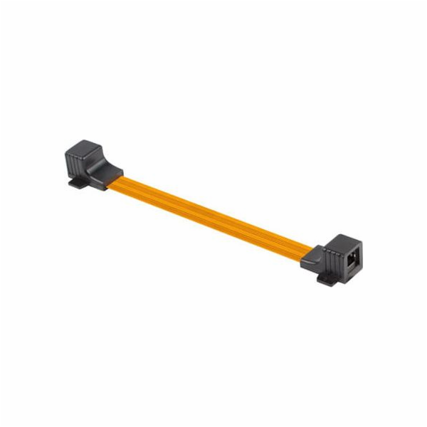 LANBERG RJ45 inline coupler slim window 17cm