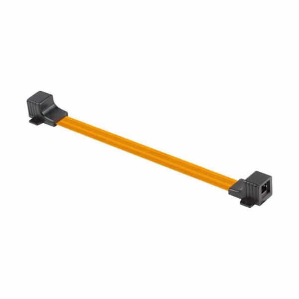 LANBERG RJ45 inline coupler slim window 23cm