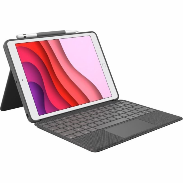 Logitech Combo Touch QWERTY britská pro Apple 10.2-inch i...