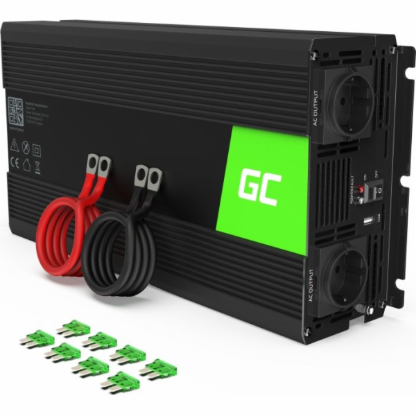 Green Cell Měnič napětí do auta z 12V na 230V