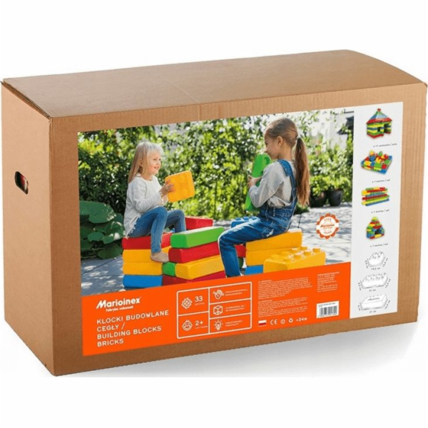 Marioinex Maxi stavební bloky 30ks + kola Marioinex Maxi ...