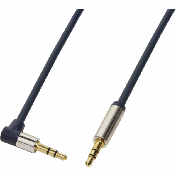 Kabel LogiLink Jack 3,5 mm – Jack 3,5 mm 0,5 m modrý (CA1...