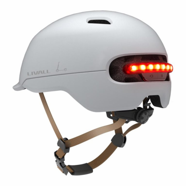 Cyklistická přilba Livall C20 L bílá
