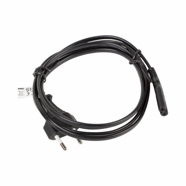 LANBERG CEE 7/16 na IEC 320 C7 EURO (RADIO) POWER CORD 3M...