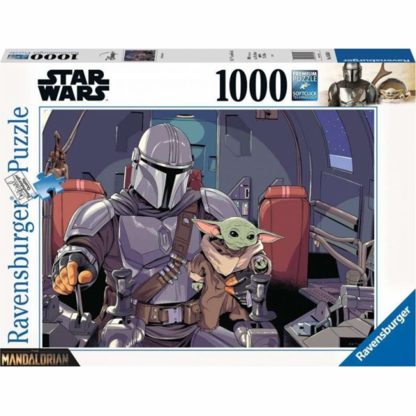 Puzzle Ravensburger 1000 dílků Mandalorian