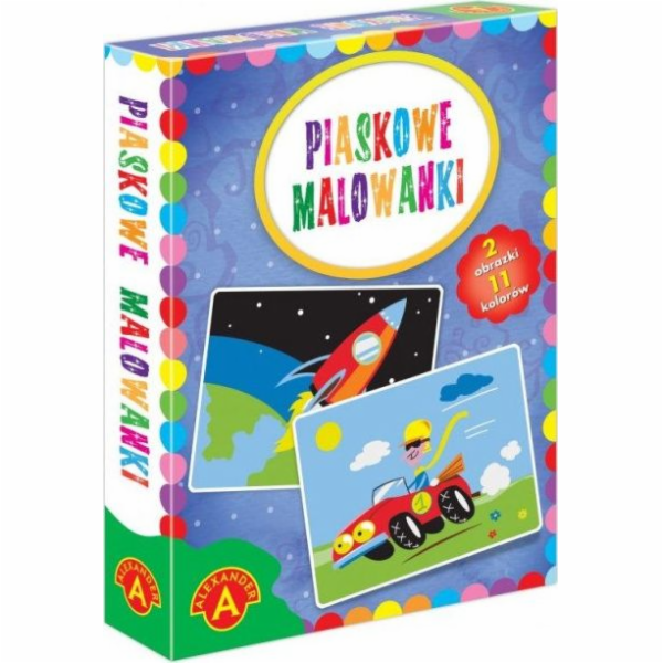 Omalovánky Alexander Sand - ALEX auto a raketa