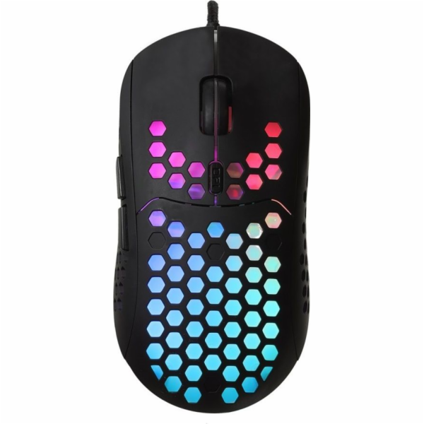 Optická herní myš 6400DPI USB RGB AM-99 Ultralehká