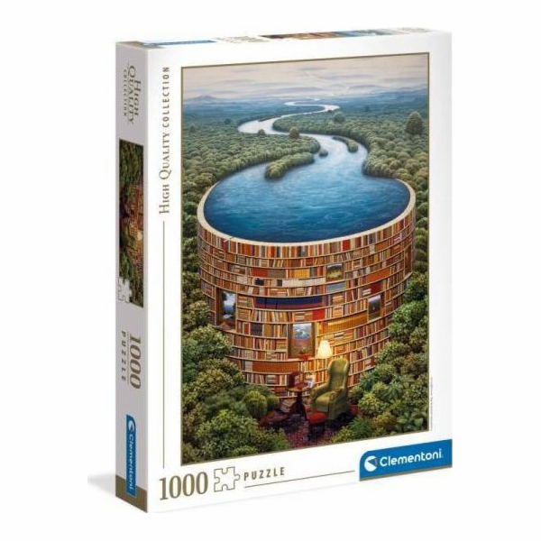 Clementoni Clementoni Puzzle 1000el Bibliodame 39603