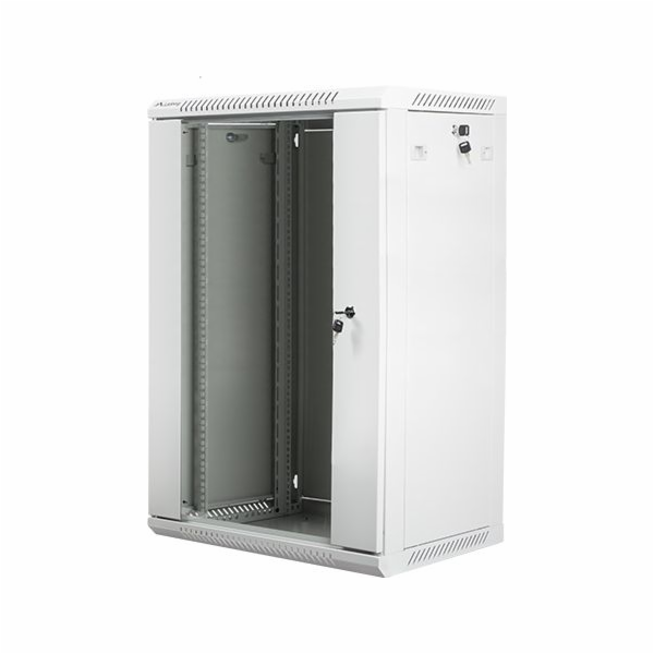 Lanberg 19 skříň, 18U, 600x450, šedá, (FLAT PACK) (WF01-6...