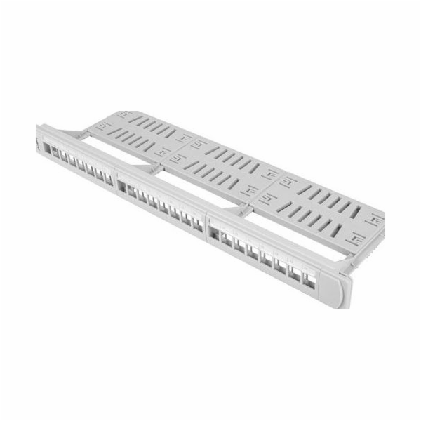 LANBERG PPKS-1124-S keystone Patch Panel 19inch with orga...