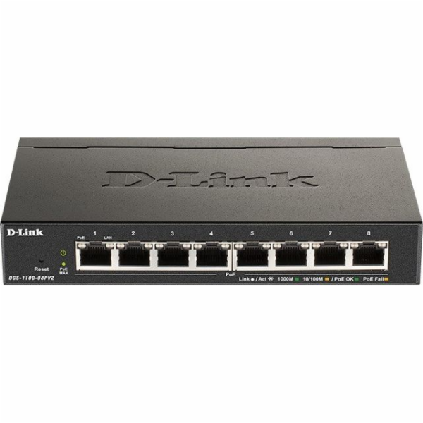 Spínač D-Link DGS-1100-08PV2