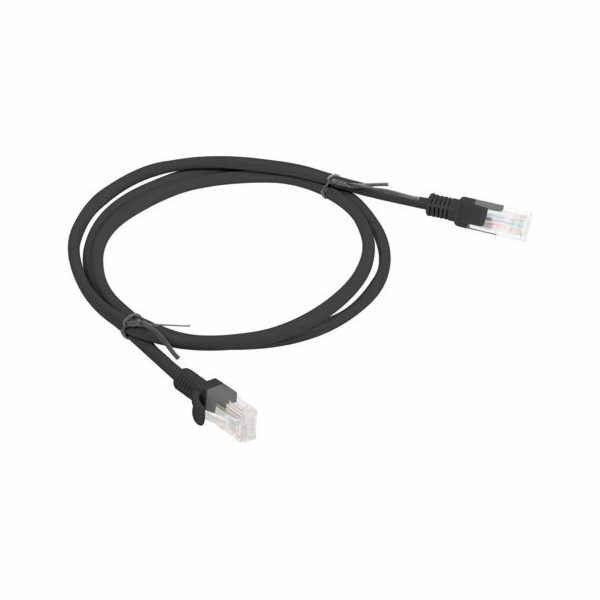 Lanberg PCU6-10CC-0100-BK síťový kabel Černá 1 m Cat6 U/U...