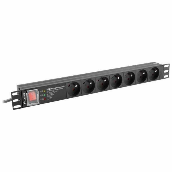 Lanberg PDU Power Distribution Unit 1U 16A 2m 7 PDU-PRO-0...
