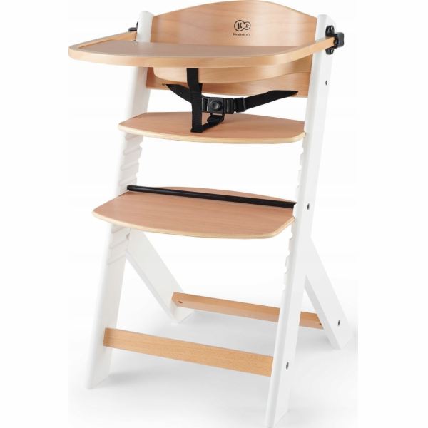 KinderKraft Enock Highchair Židle pro děti bílé nohy