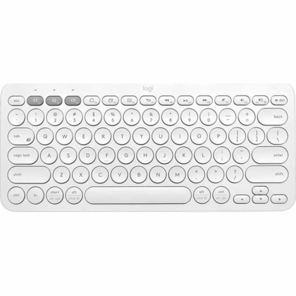 Logitech klávesnice Bluetooth Keyboard K380 US, bílá