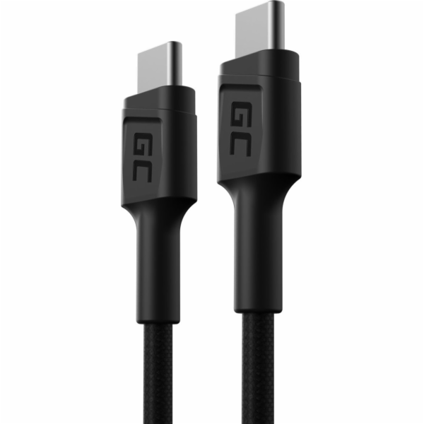 Green Cell KABGC31 USB kabel USB 2.0 0,3 m USB C Černá