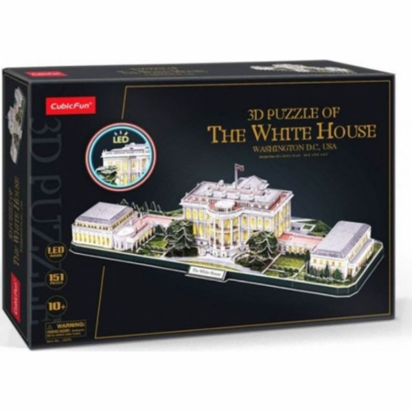 WHITE HOUSE 3D LED PUZZLE - L529H
