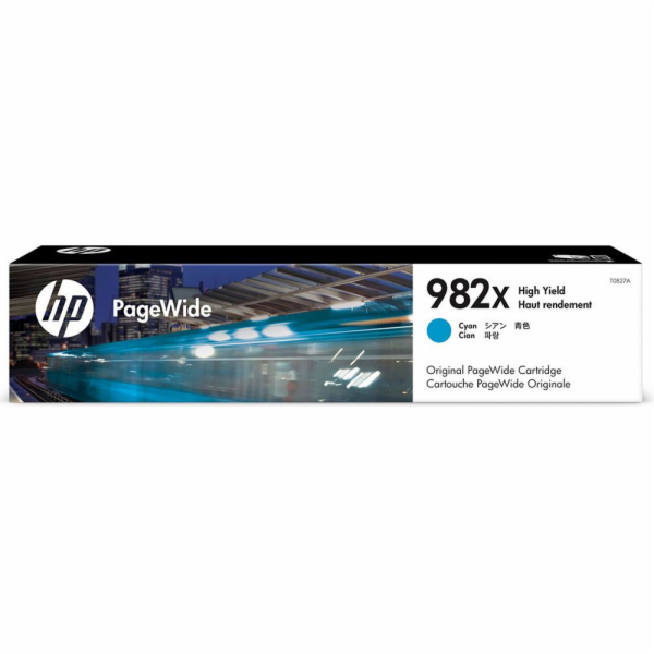 Inkoust HP azurový č. 982X (T0B27A)