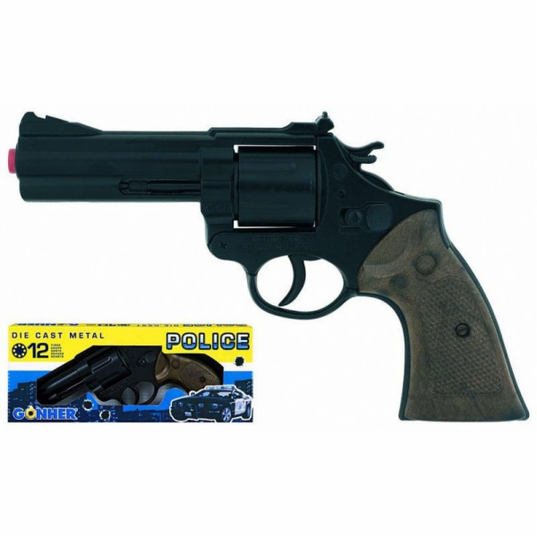 Policejní revolver Gonher Metal 12 ran - 258453