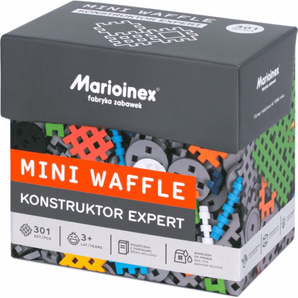 Marioinex Klocki Mini Waffle Constructor Expert 301 el.