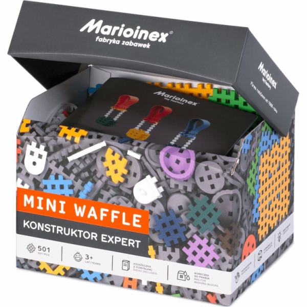 Marioinex Klocki Mini Waffle Constructor Expert 501 el.