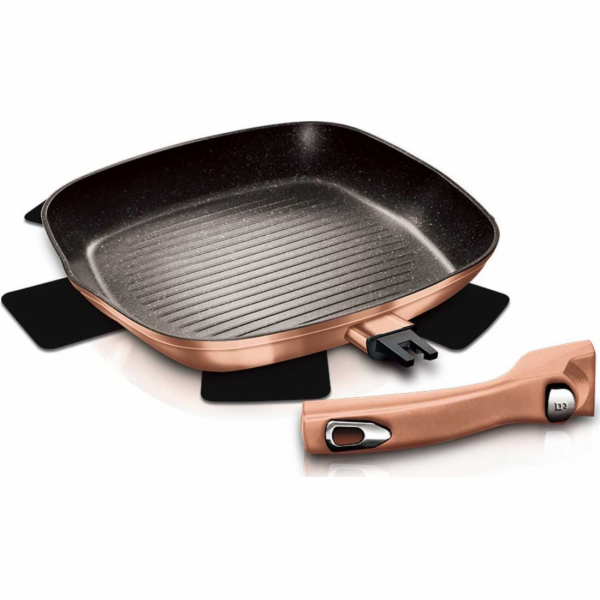 BerlingerHaus grilovací pánev 28x28cm BH-1950 Rose Gold M...