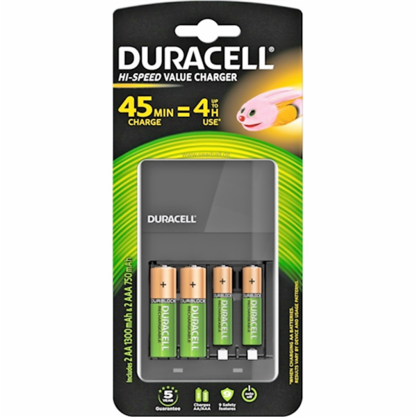 Nabíječka baterií Duracell CEF14 AA/AAA