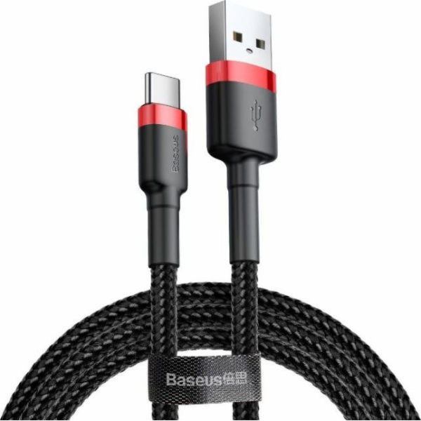 Baseus Cafule USB kabel 2 m USB A USB C Černá, Červená