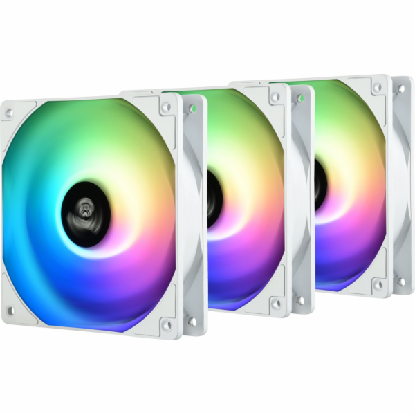 HF120 ARGB White 3 Pack 120x120x25, Gehäuselüfter
