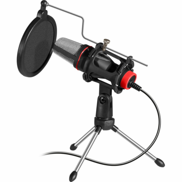 Mikrofon na stojanu, drátový, 3,5 mm FORTE GMC 300