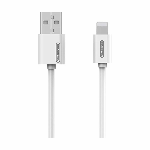 USB Iphone 3A CABLE SOMOSTEL WHITE 3100mAh QUICK CHARGER ...
