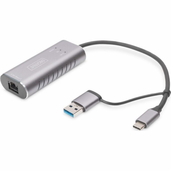 Adapter DN-3028, USB-C 3.2 > Gigabit 2,5 Gbps