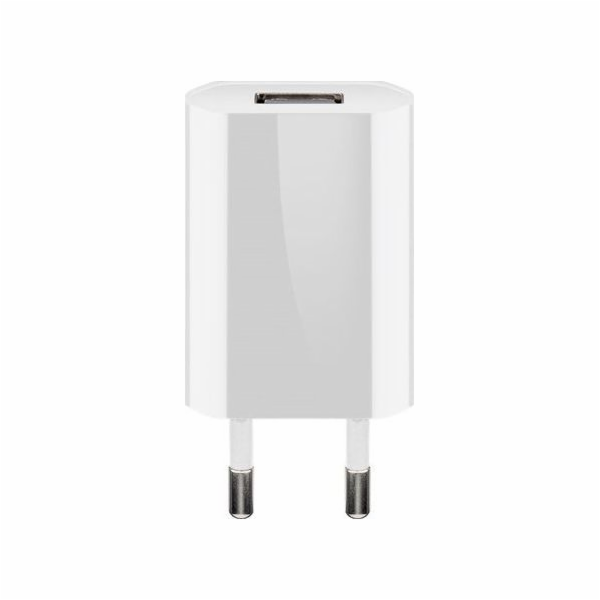 goobay USB nabíječka 1A (5W) bílá
