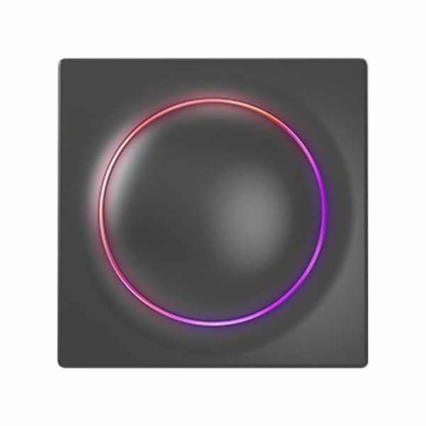 Fibaro FIBARO Walli Switch, černý, Z-Wave EU