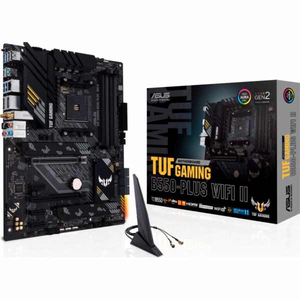 ASUS MB Sc AM4 TUF GAMING B550-PLUS (WI-FI) II, AMD B550,...