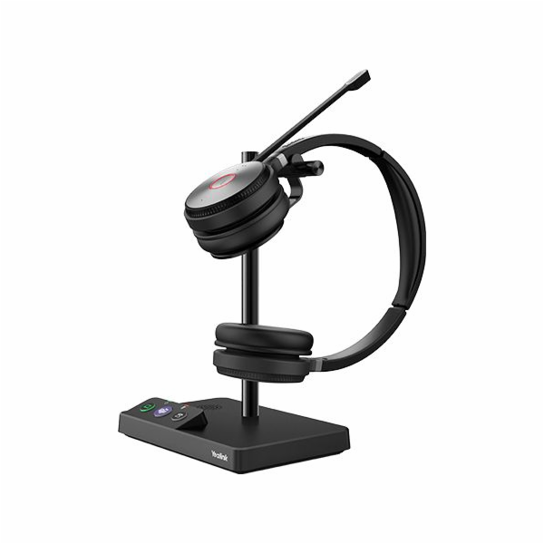Yealink WH62 Dual DECT základna s náhlavní soupravou na o...