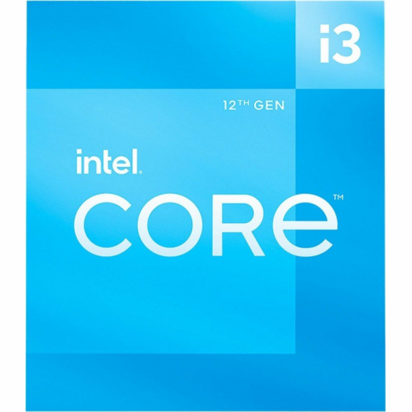 Intel Core i3 12100F - 3.3 GHz - 4 jádra - 8 vláken - 12 ...