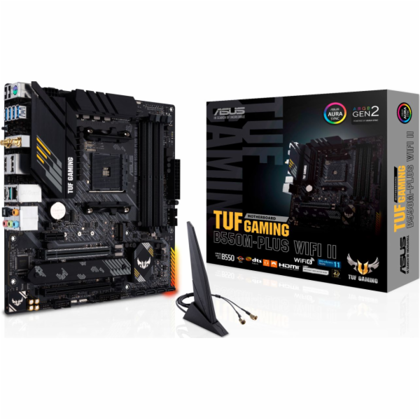 ASUS MB Sc AM4 TUF GAMING B550M-PLUS WIFI II, AMD B550, 4...