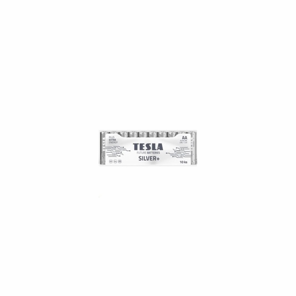 Tesla AA SILVER+ alkalická, 10 ks fólie, (LR06, tužková) ND