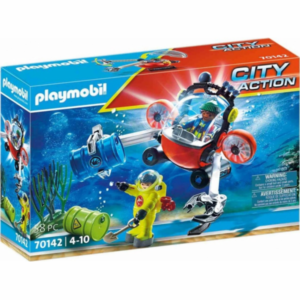 Playmobil 70142 Ponorka a nebezpečný odpad