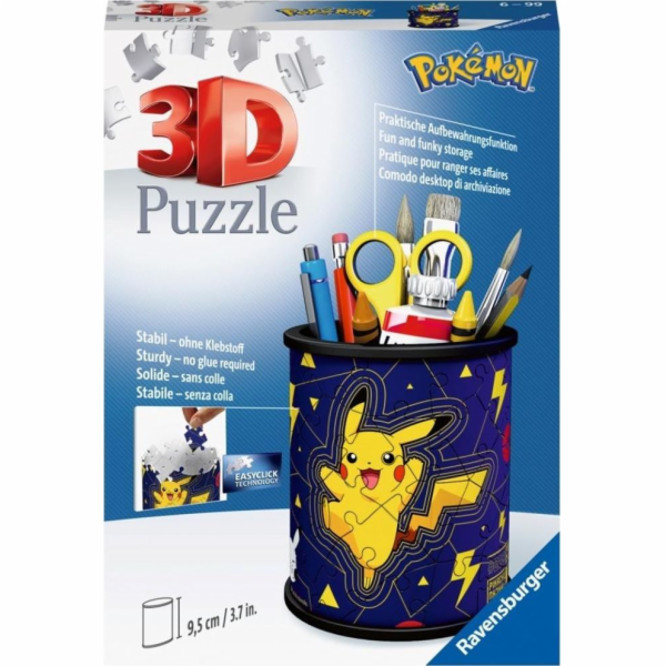Puzzle 57 dílků 3D sada nástrojů Pikachu